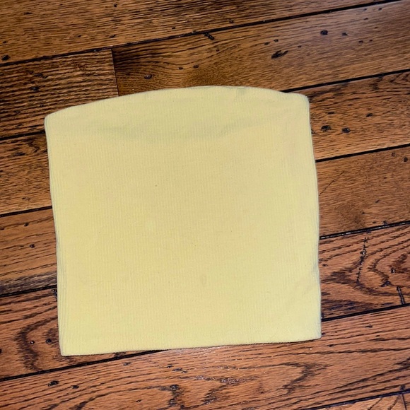 size XS American Eagle yellow tube top - Picture 1 of 3
